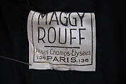 Dress, Maggy Rouff (French, 1927–1979), cotton, silk, French