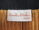 Ensemble, Zandra Rhodes (British, born 1940), silk, British