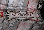 Evening dress, Mainbocher (French and American, founded 1930), silk, wool, French