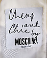 Dress, House of Moschino (Italian, founded 1983), acetate, rayon, Italian