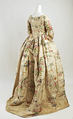 Dress, silk, British