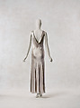Evening dress, House of Vionnet French, silk, French