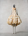 Dress, House of Balenciaga French, silk, rayon, cotton, nylon, linen, French