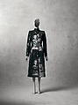Coat, Alexander McQueen British, polyester, acetate, plastic, British
