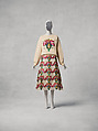 Ensemble, Christopher Kane British, (a) cotton, (b) silk, British