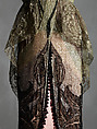 Evening dress, Maison Margaine-Lacroix (French, active 1889–1929), silk, metal, gelatin, French