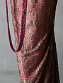 Evening dress, Madeleine & Madeleine (French, 1919–1924/26), silk, cotton, metal, synthetic, French