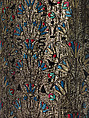 Evening coat, silk, metal, Probably French