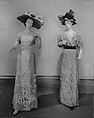 Mushroom hat, straw, silk, wire, French