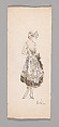 Sketches, Boué Soeurs (French, 1897–1957), Graphite, watercolor, paint, and pen and ink, French