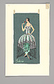 Sketches, Boué Soeurs (French, 1897–1957), Graphite, watercolor, paint, and pen and ink, French