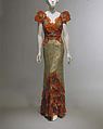 Evening dress, House of Paquin (French, 1891–1956), silk, French
