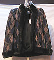 Evening jacket, Yves Saint Laurent (French, founded 1961), leather, fur, silk, French