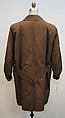 Coat, Yves Saint Laurent (French, founded 1961), a) silk, synthetic blend, plastic; b) wool, silk; c,d) synthetic blend, French