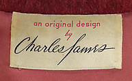 Coat, Charles James (American, born Great Britain, 1906–1978), wool, American