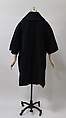 Coat, Charles James (American, born Great Britain, 1906–1978), wool, American
