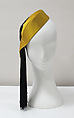 Hat, Charles James (American, born Great Britain, 1906–1978), silk, American