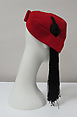 Cap, Charles James (American, born Great Britain, 1906–1978), wool, American