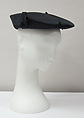 Hat, Charles James (American, born Great Britain, 1906–1978), silk, American