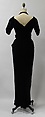 Evening dress, Charles James (American, born Great Britain, 1906–1978), silk and rayon, American