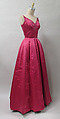 Evening dress, Charles James (American, born Great Britain, 1906–1978), silk, synthetic, American