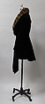 Coat, Charles James (American, born Great Britain, 1906–1978), silk, fur, American