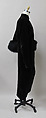 Evening coat, Charles James (American, born Great Britain, 1906–1978), silk, fur, American