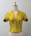 Blouse, Charles James (American, born Great Britain, 1906–1978), silk, American