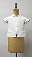 Shirt, Charles James (American, born Great Britain, 1906–1978), cotton, American