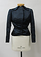Jacket, Charles James (American, born Great Britain, 1906–1978), silk, American
