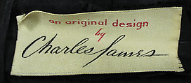 Cocktail dress, Charles James (American, born Great Britain, 1906–1978), silk or synthetic, American