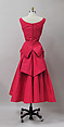 Cocktail dress, Charles James (American, born Great Britain, 1906–1978), silk, American