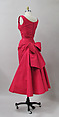 Cocktail dress, Charles James (American, born Great Britain, 1906–1978), silk, American
