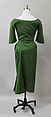 Dress, Charles James (American, born Great Britain, 1906–1978), wool, American