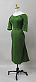Dress, Charles James (American, born Great Britain, 1906–1978), wool, American