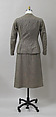 Suit, Charles James (American, born Great Britain, 1906–1978), wool, American