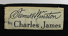 Cocktail dress, Charles James (American, born Great Britain, 1906–1978), silk, American