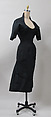 Cocktail dress, Charles James (American, born Great Britain, 1906–1978), silk, American
