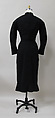Dress, Charles James (American, born Great Britain, 1906–1978), wool, American