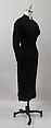 Dress, Charles James (American, born Great Britain, 1906–1978), wool, American