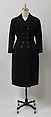 Coat, Charles James (American, born Great Britain, 1906–1978), wool, American