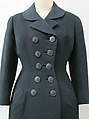 Coat, Charles James (American, born Great Britain, 1906–1978), wool, American