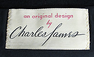 Coat, Charles James (American, born Great Britain, 1906–1978), wool, American