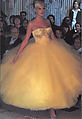 Evening dress, John Galliano (founded 1984), silk, feathers, French
