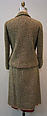 Suit, House of Chanel (French, founded 1910), a) wool, silk, metal; b) wool, silk, French