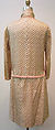 Suit, House of Chanel (French, founded 1910), a) silk, metal; b,c) silk, French
