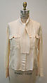 Blouse, House of Chanel French, silk, metal, French