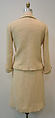 Suit, House of Chanel (French, founded 1910), a) wool, metal, silk; b) wool, silk, French