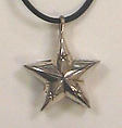 "Star of Stars Bell", Terry Mayer  American, a) sterling silver; b) acrylic; cotton, American