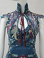 Evening dress, Yves Saint Laurent (French, founded 1961), silk, fur, metal, French